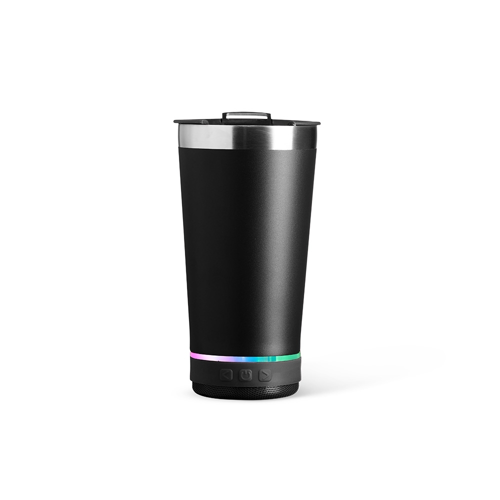 COPO TÉRMICO 400ML COM CAIXA DE SOM